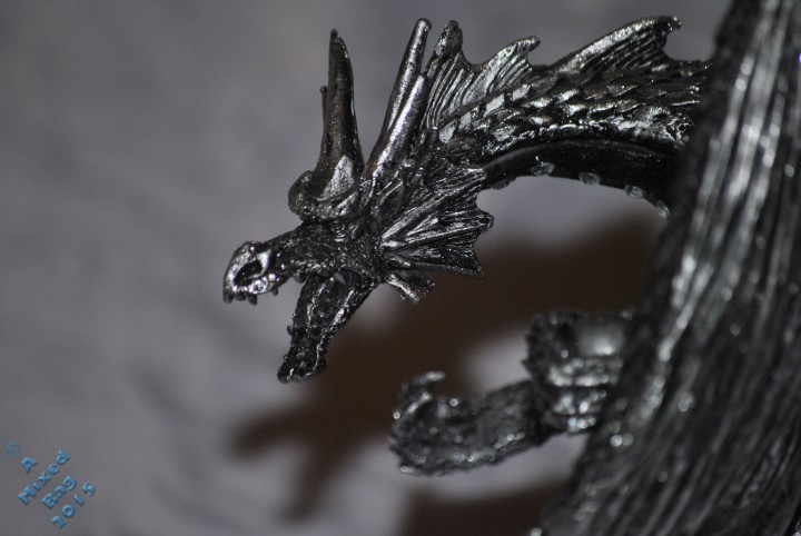 Pewter dragon ornament